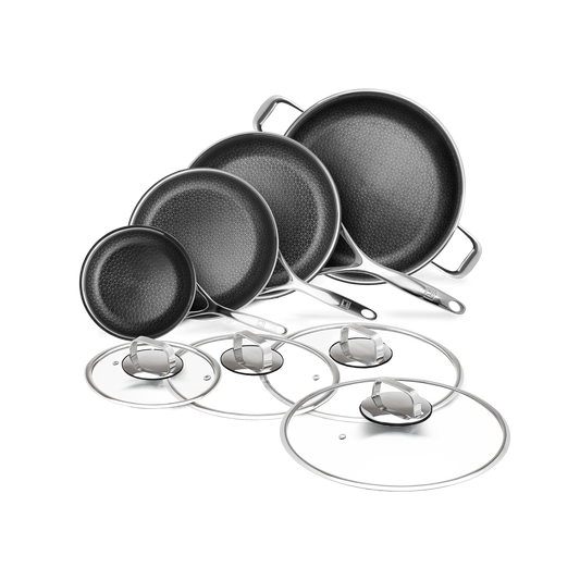 DiamondClad™ Thermowave™ 8 Piece Hybrid Premium Cookware Set