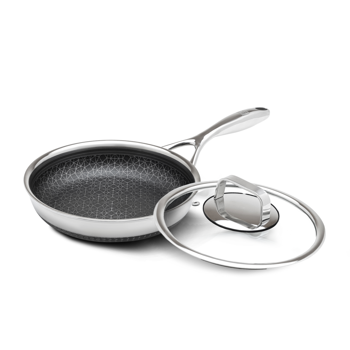 DiamondClad™ 8-Inch Thermowave™ Hybrid Frying Pan and Lid Set