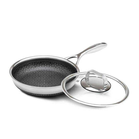 DiamondClad™ 8-Inch Thermowave™ Hybrid Frying Pan and Lid Set