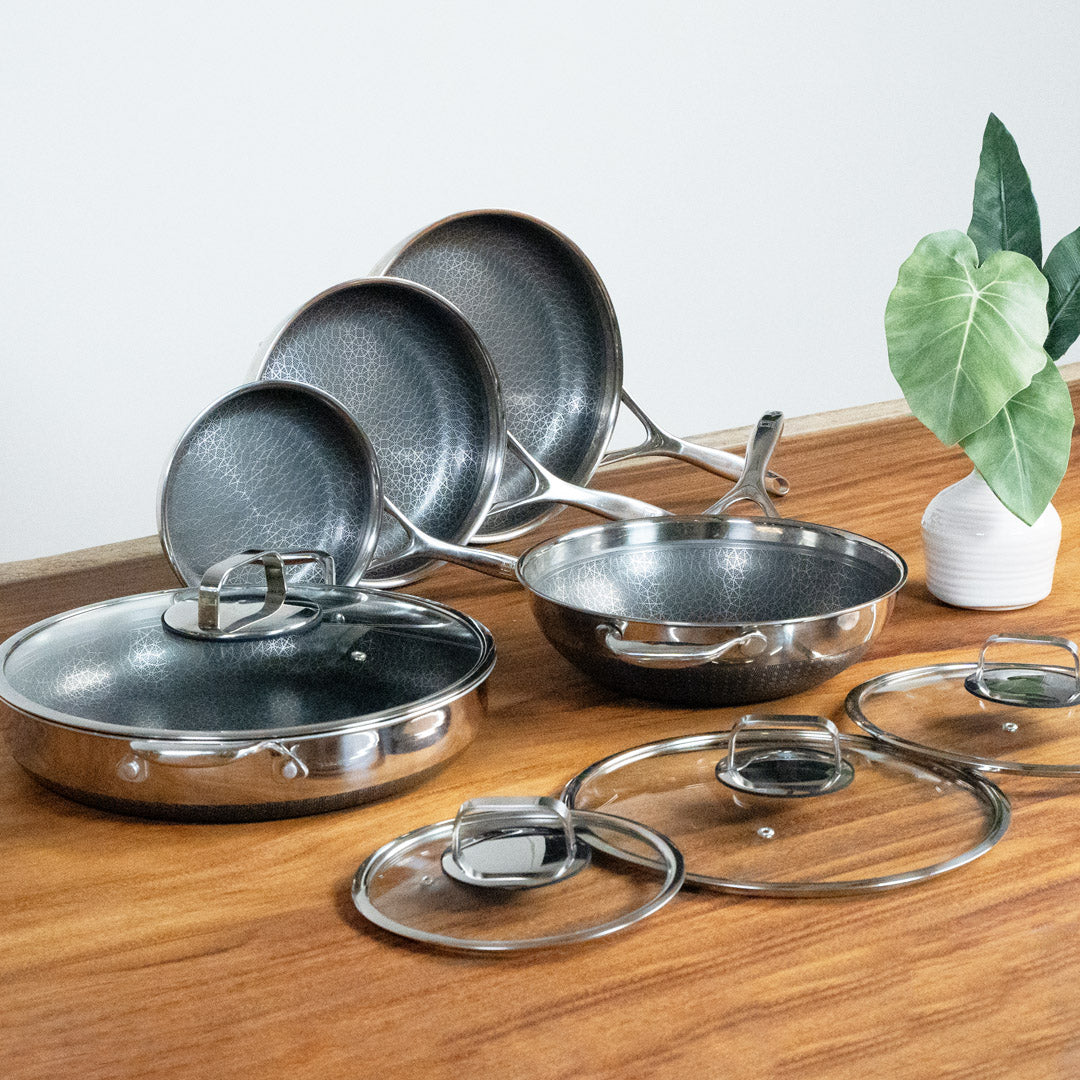 DiamondClad™ Thermowave™ Hybrid 9 Piece Cookware Set