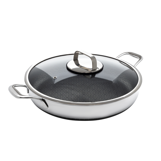 DiamondClad™ 14-Inch Thermowave™ Hybrid Everything Pan and Lid Set